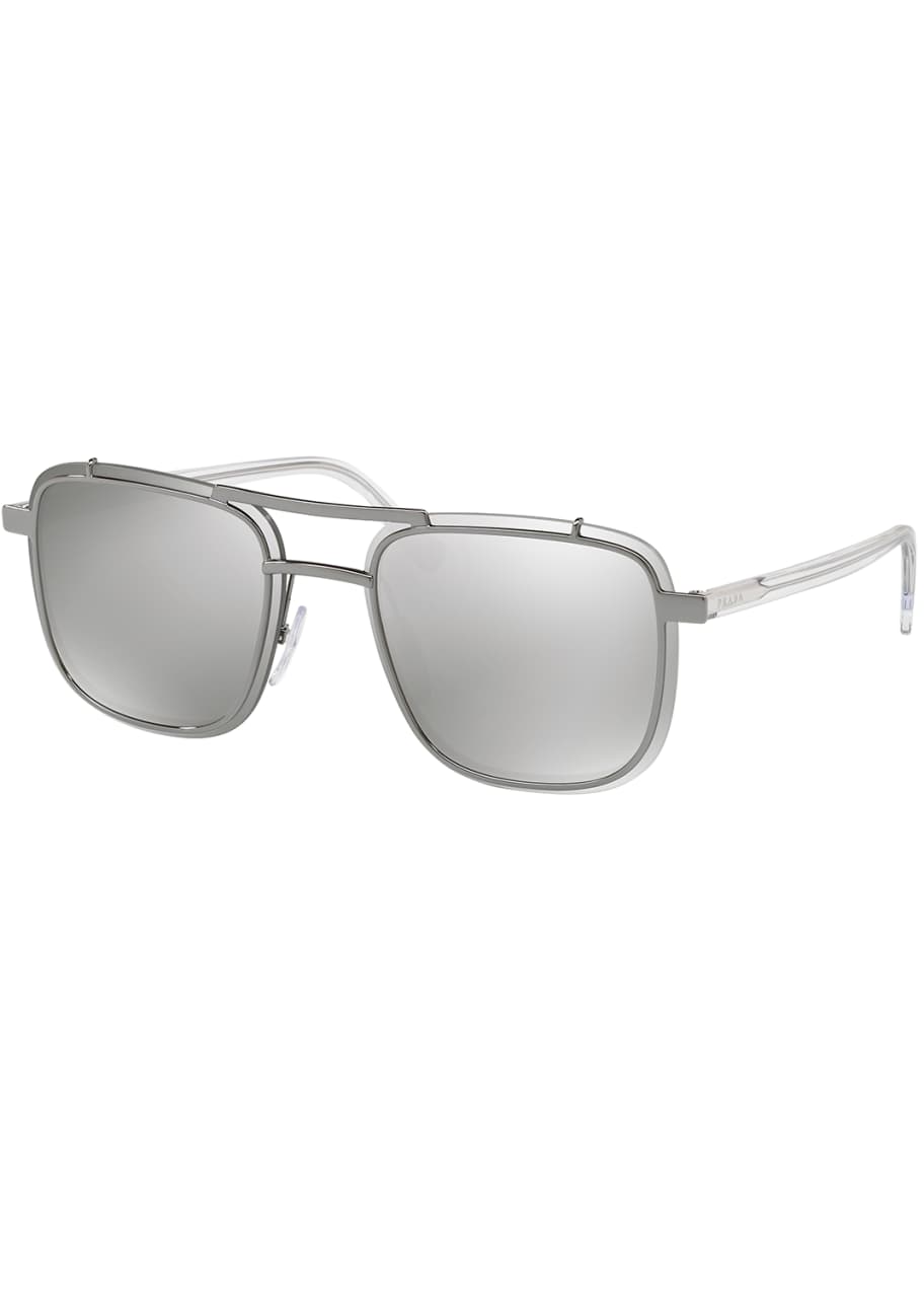 Prada double bridge sunglasses deals