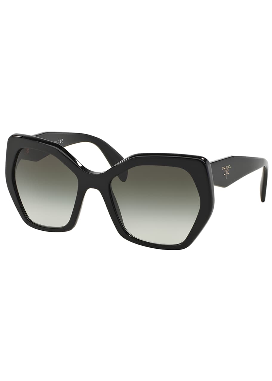 Prada Heritage Angled Butterfly Sunglasses Bergdorf Goodman