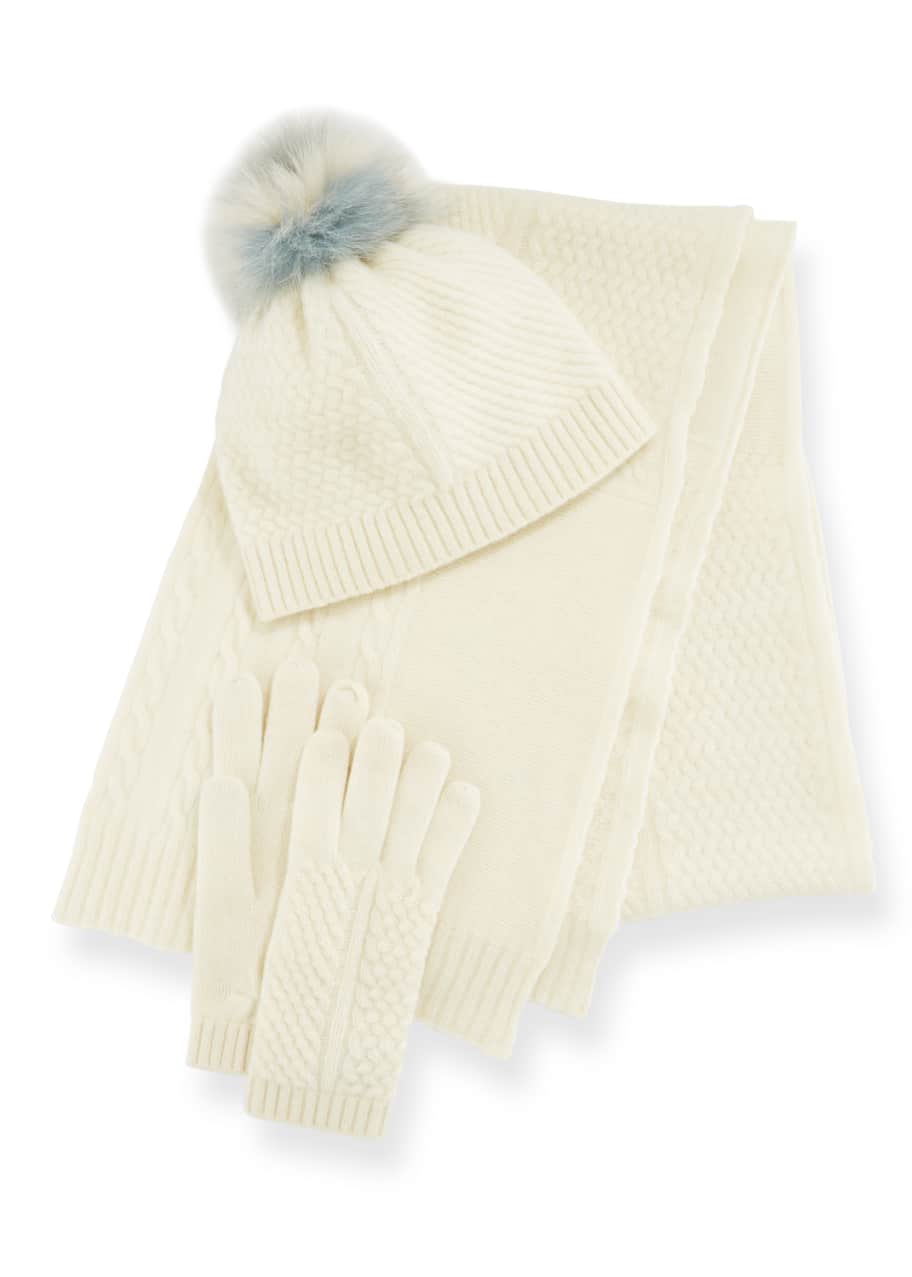 Cashmere scarf gloves Clearance