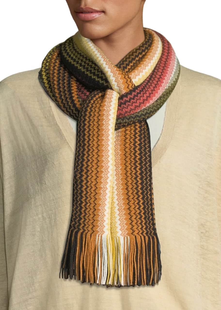 Missoni Accessories Zigzag Wool Blend Scarf Bergdorf Goodman