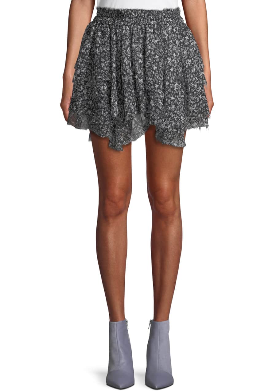 Star silk skirt sale