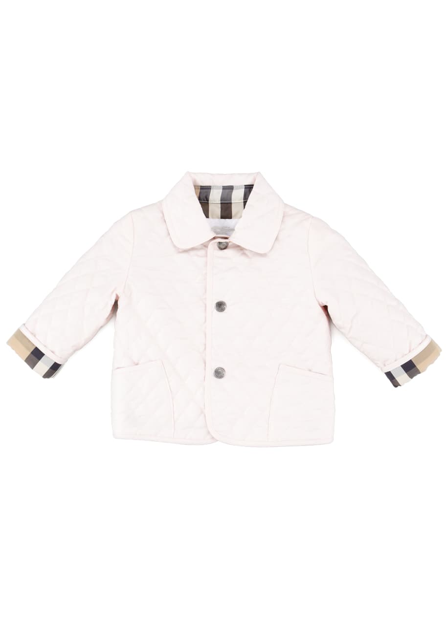 Burberry ice on sale pink quilted jacket