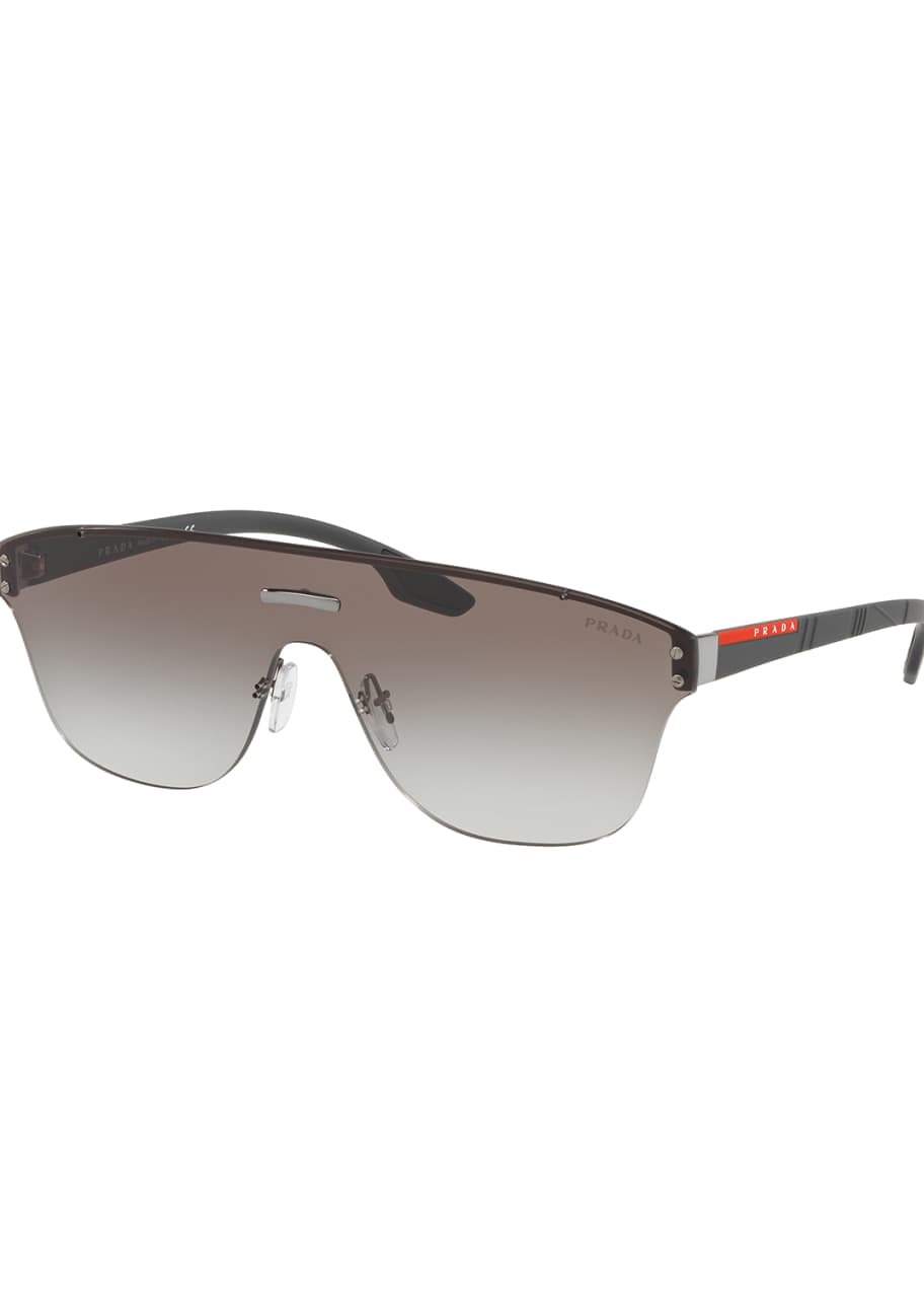 Prada rimless new arrivals aviator sunglasses