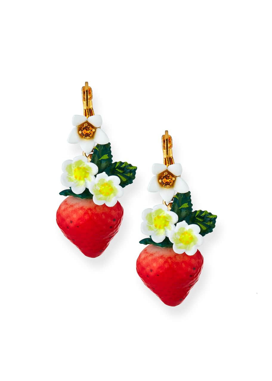 Dolce gabbana outlet strawberry earrings