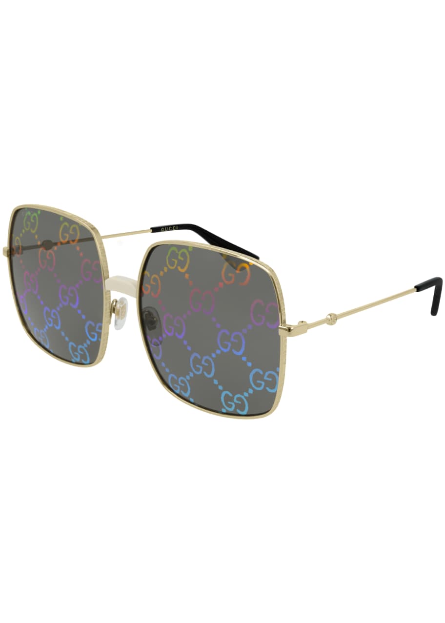 Gucci Men's GG Hologram Square 