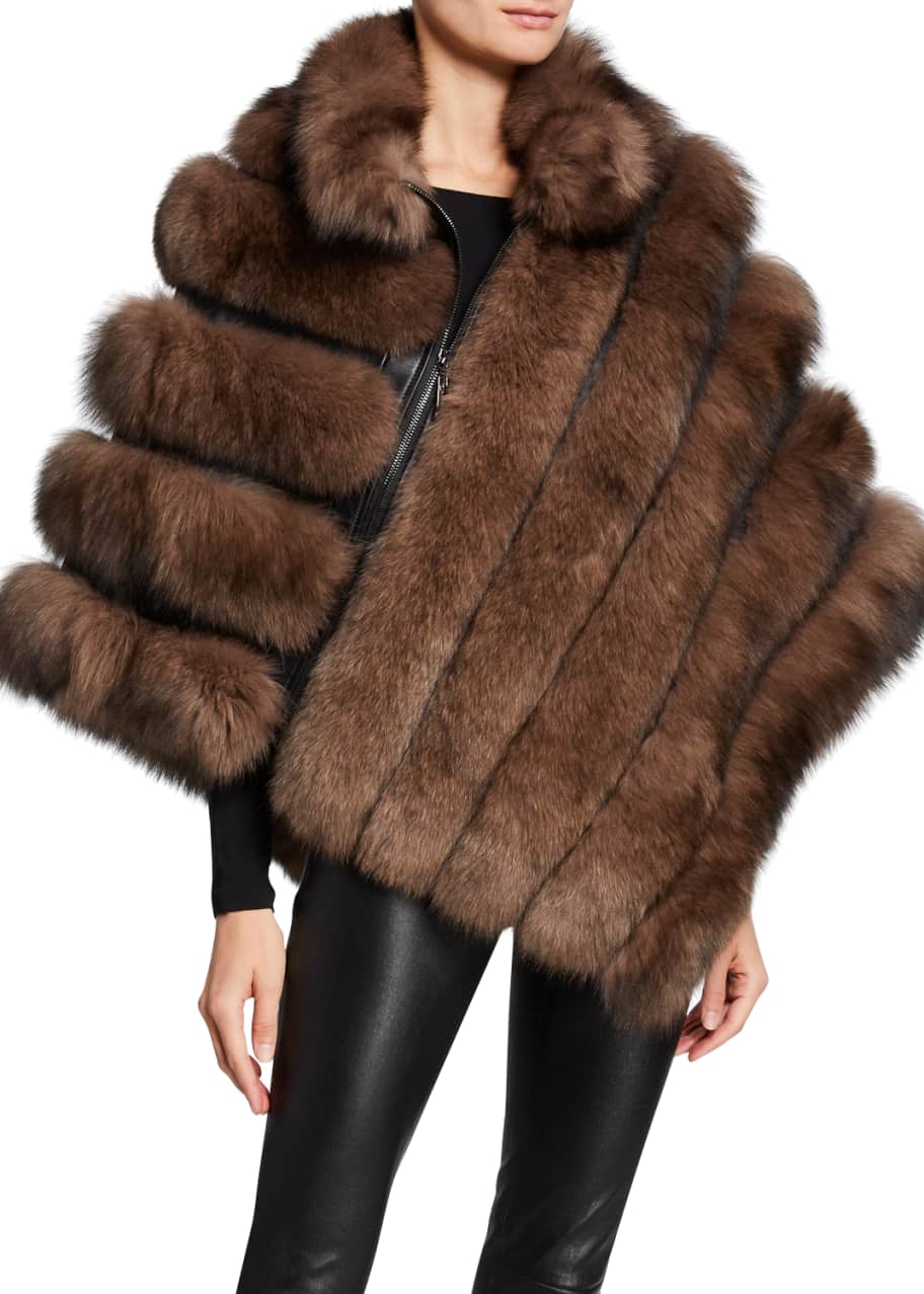 Belle fare fur cape cheap