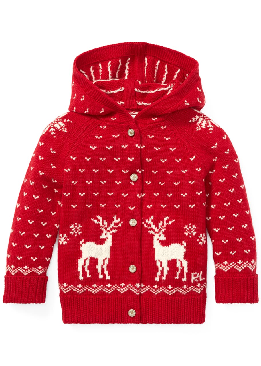 Reindeer hooded sweater new arrivals