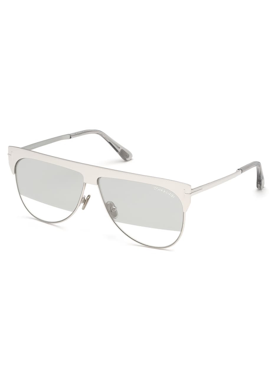 Tom ford mirrored aviator sunglasses top