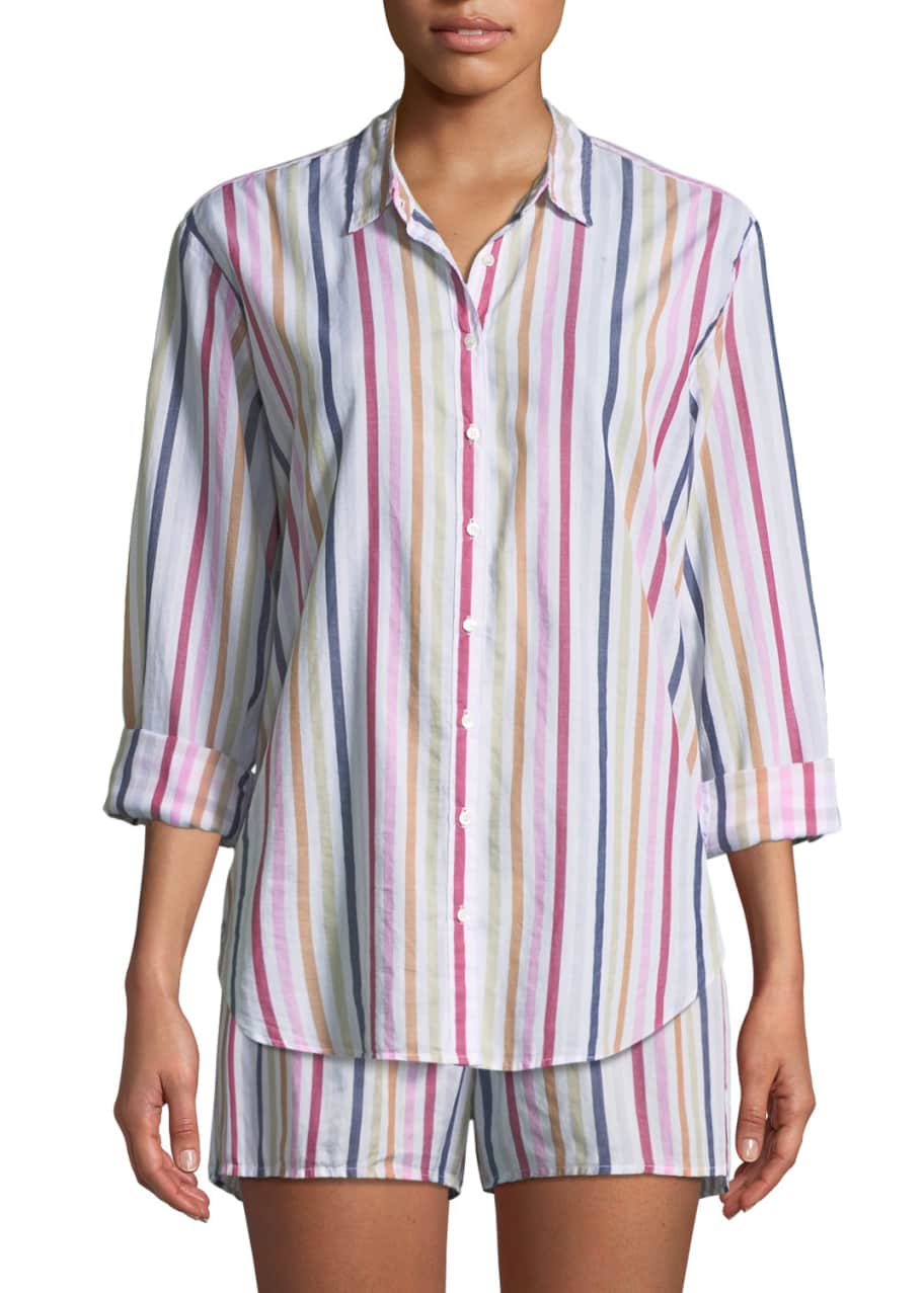 Image 1 of 1: Beau Long-Sleeve Lounge Shirt