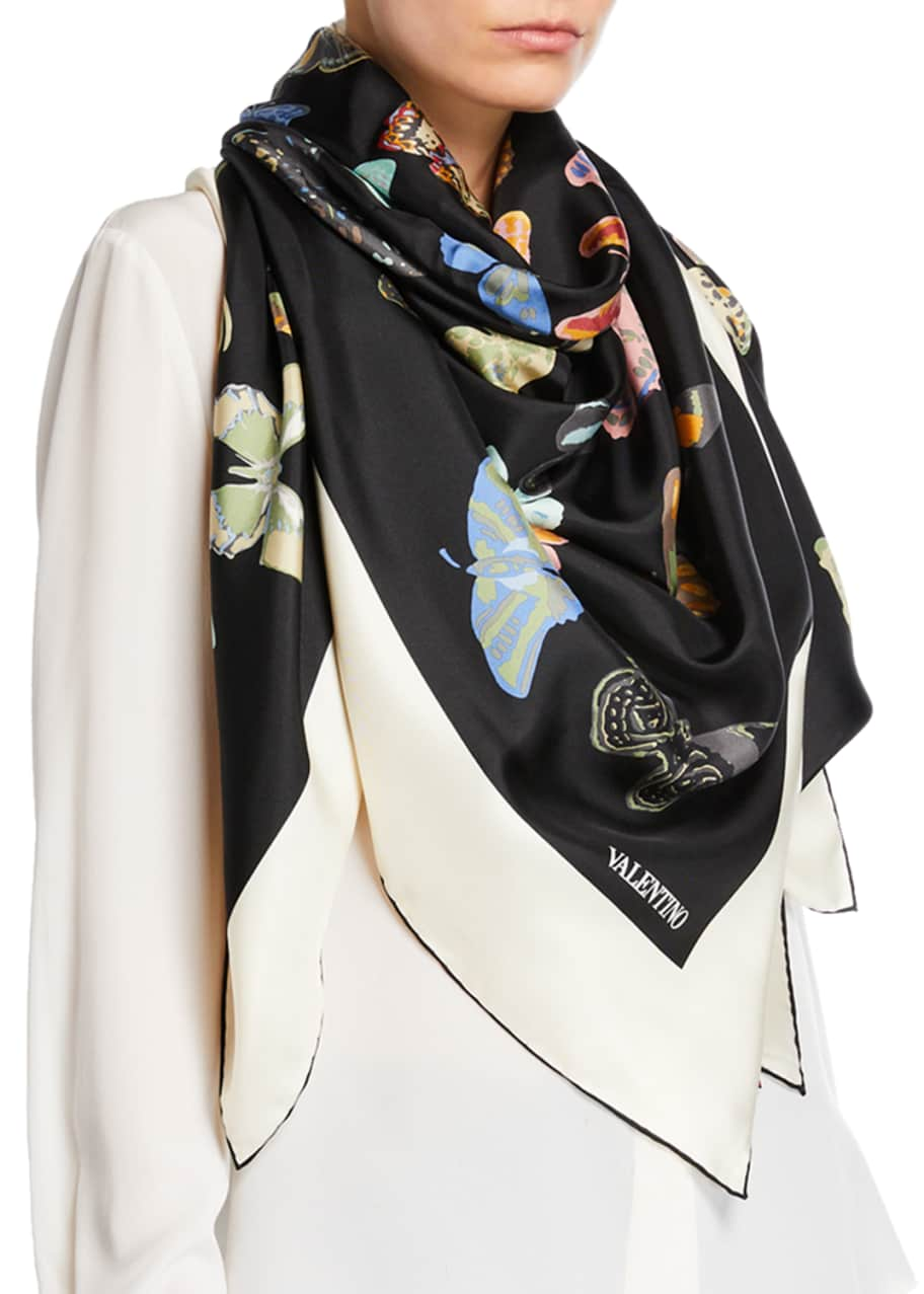 Valentino Butterfly Shawl - Bergdorf Goodman