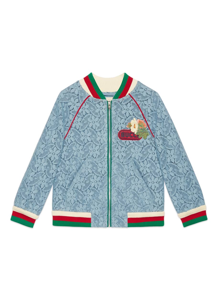 Gucci Lace Bomber Jacket