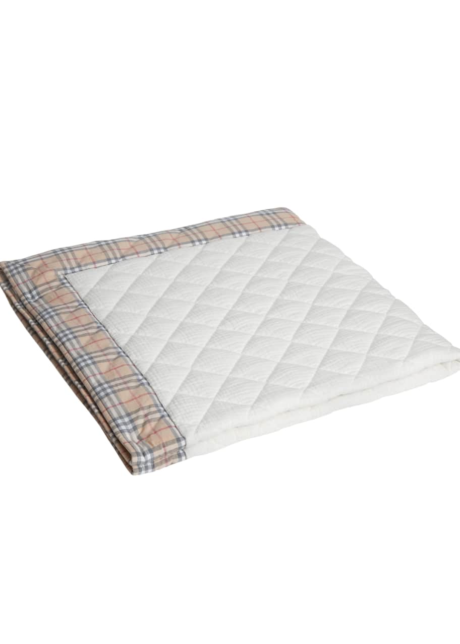 Burberry baby blanket deals