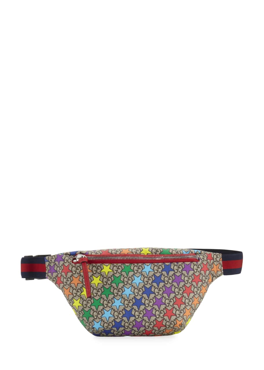gucci rainbow star belt bag