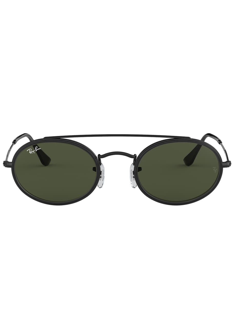 Oval double bridge ray ban hotsell