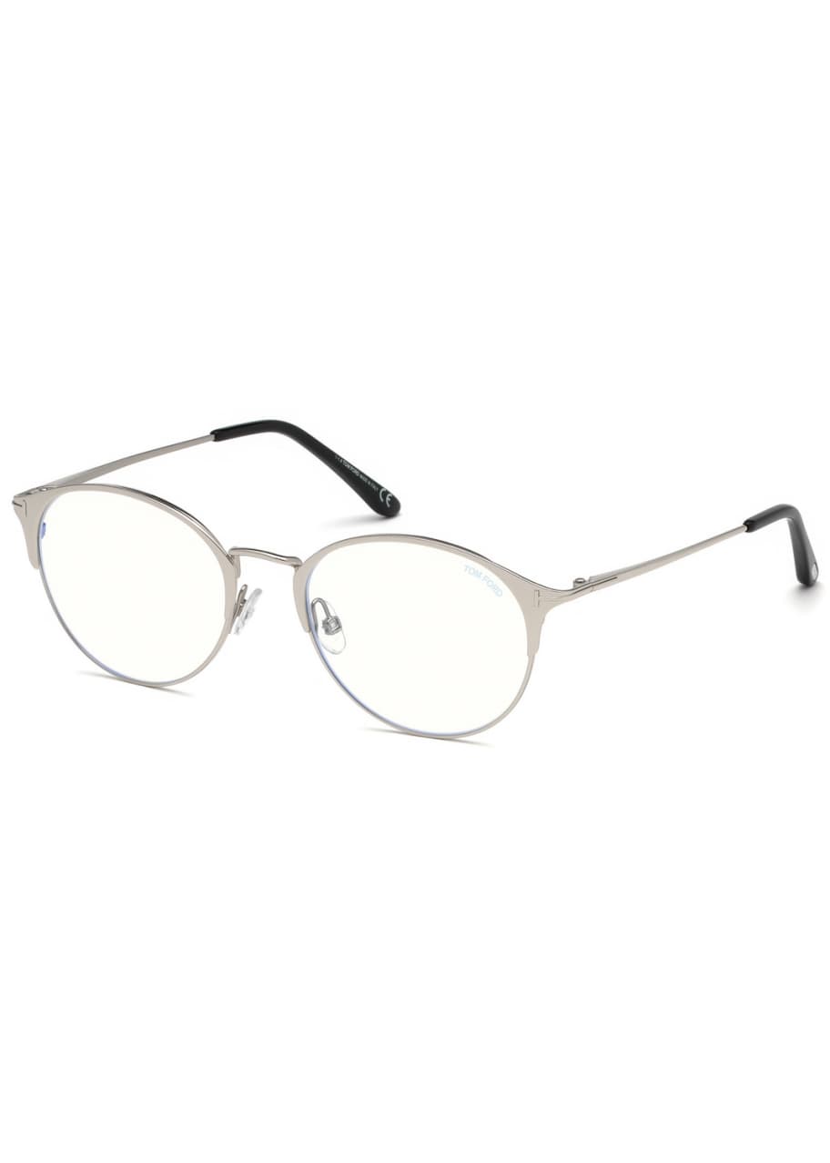 TOM FORD Men s Round Metal Optical Glasses Bergdorf Goodman