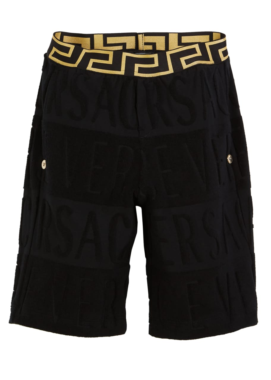 Versace Spugna Logo Shorts, Size 4-6 - Bergdorf Goodman