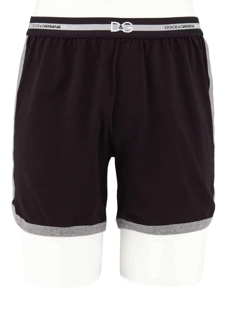 Dolce&Gabbana Men's Jersey Boxer Shorts Bergdorf Goodman