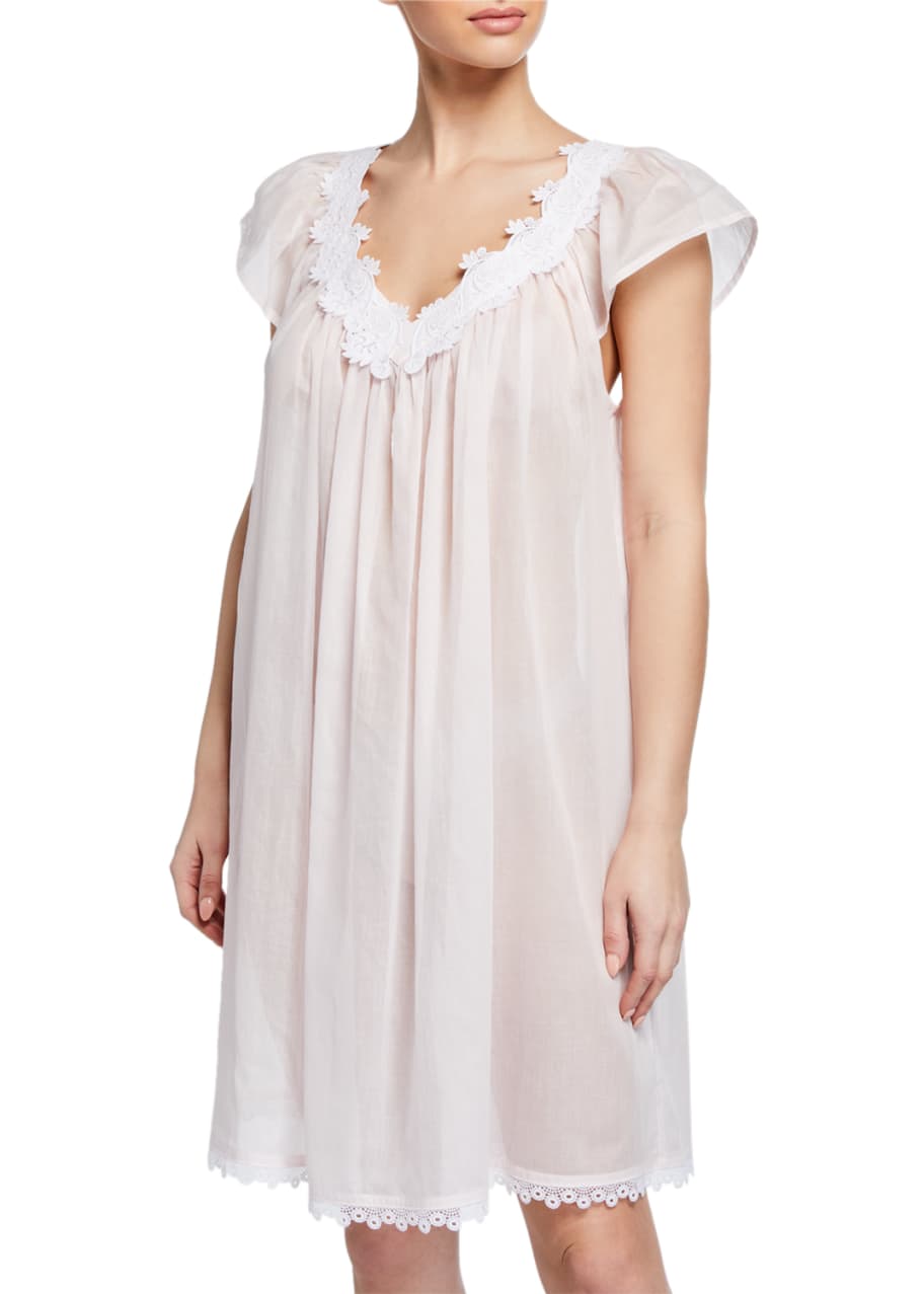 Celestine Azisa Cap Sleeve Babydoll Nightgown Bergdorf Goodman