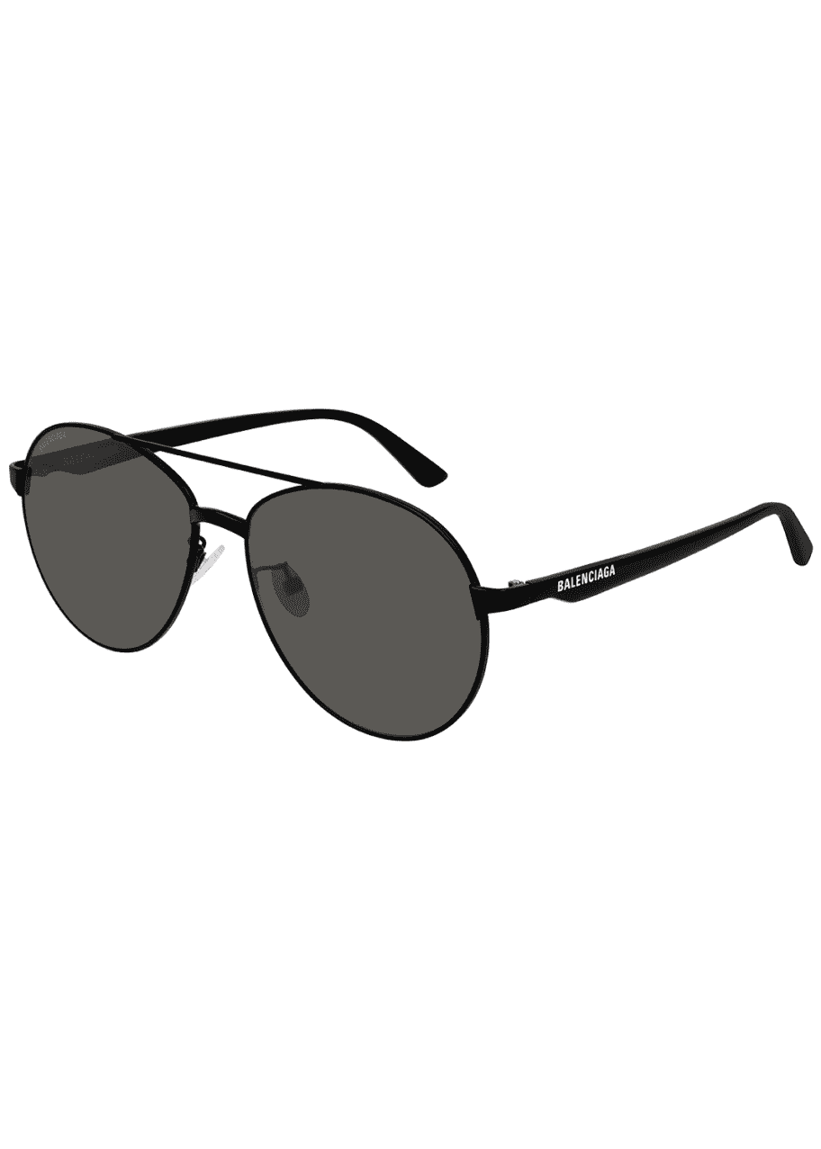 Image 1 of 1: Men's Aviator Metal Unisex Sunglasses