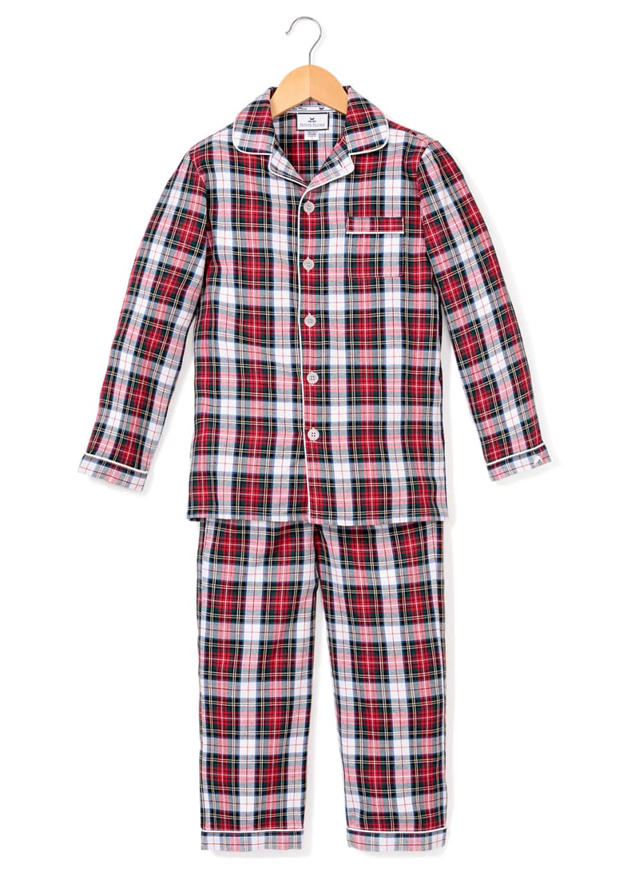 Image 1 of 1: Festive Tartan Pajama Set, 6M-14