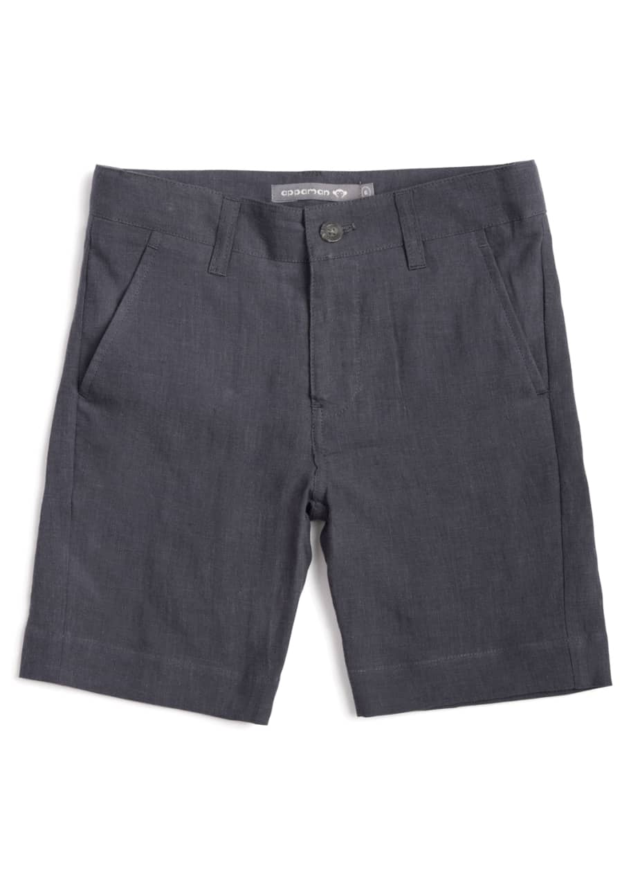 Appaman Linen Trouser Shorts, Size 2-14 - Bergdorf Goodman
