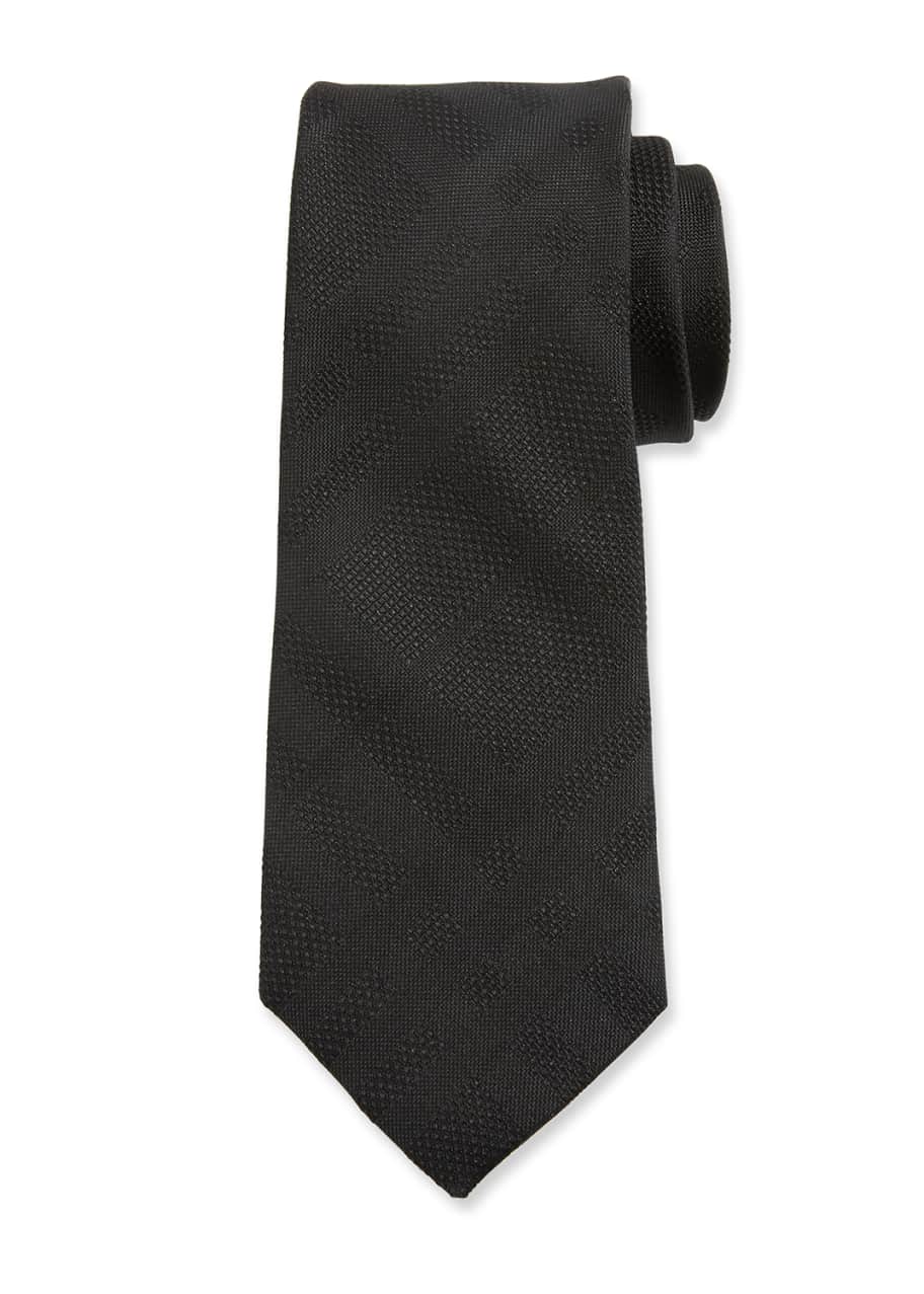 Burberry Modern Cut Tonal Check Silk Tie Bergdorf Goodman