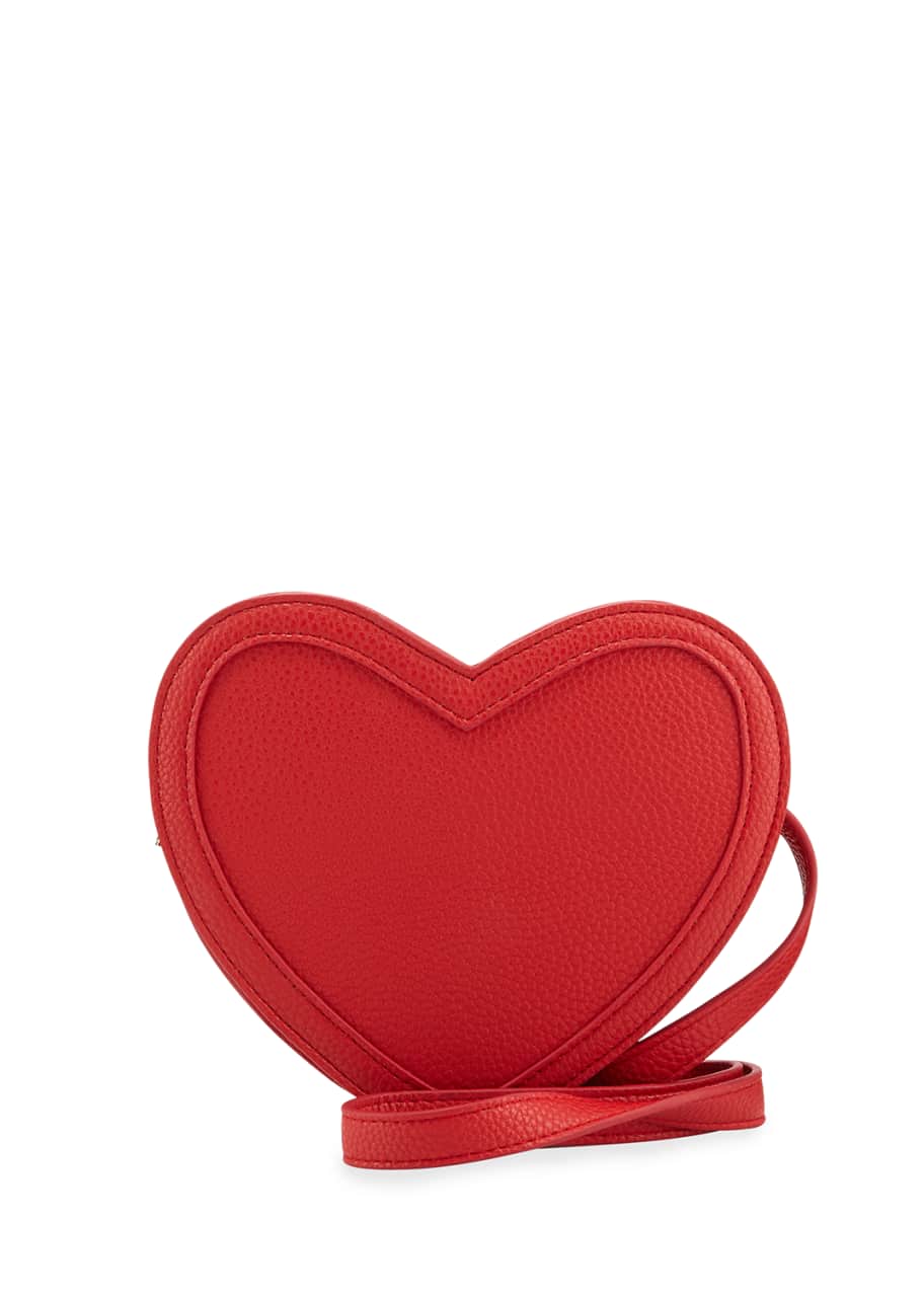 Molo Kids' Heart-Shaped Faux Leather Crossbody Bag - Bergdorf Goodman