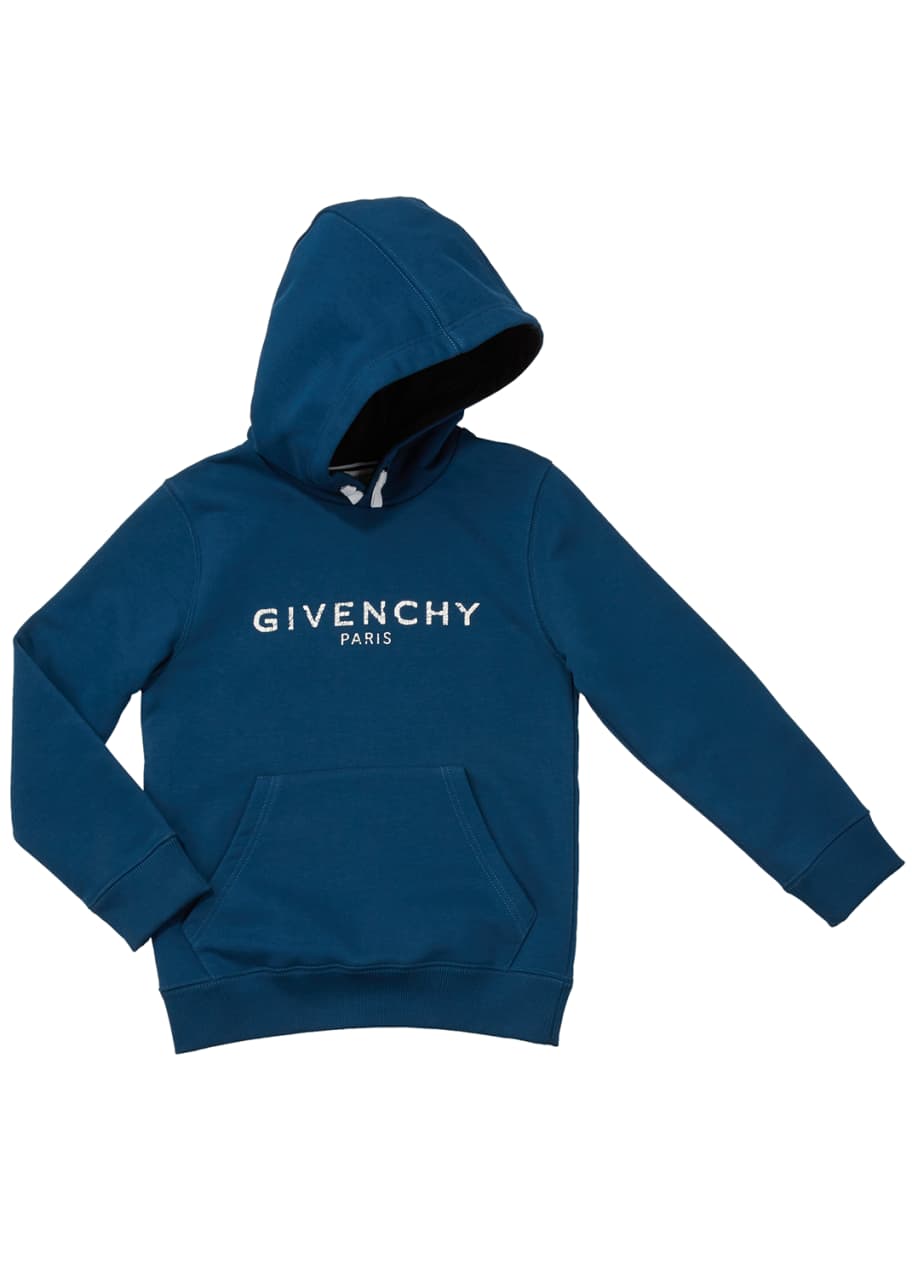 Boys Hooded Logo Sweatshirt Size 12 14