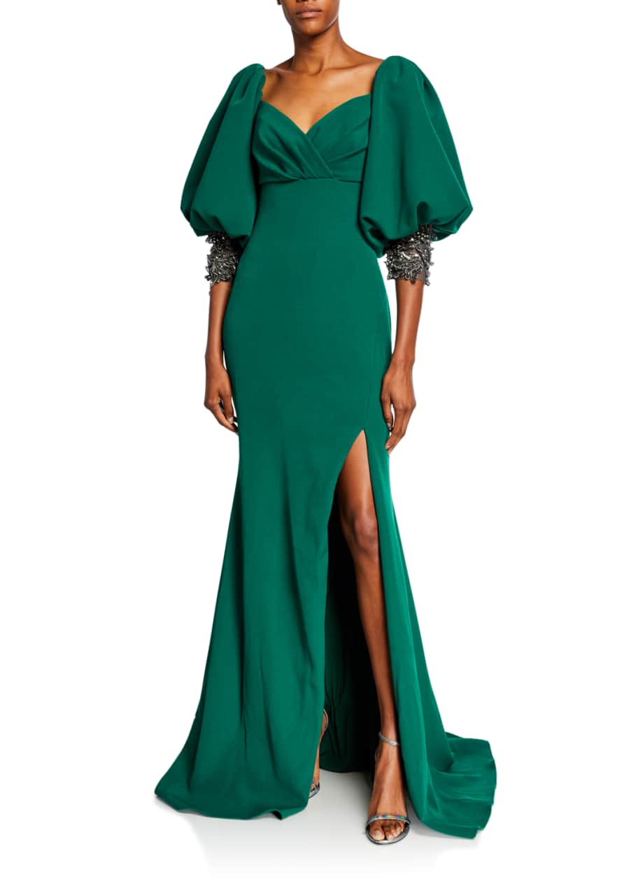Badgley mischka beaded sleeve cocktail dress sale