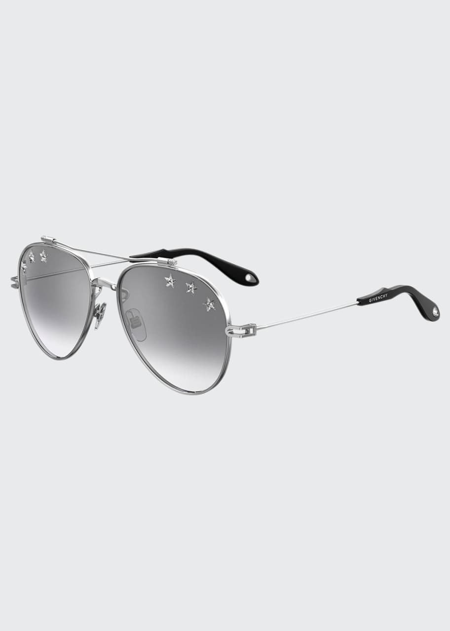 Givenchy metal outlet aviator sunglasses