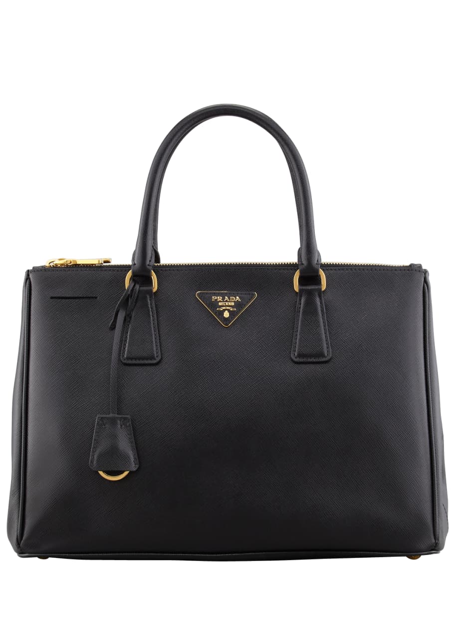 Prada Saffiano Lux Crossbody Bag, Black (Nero) - Bergdorf Goodman