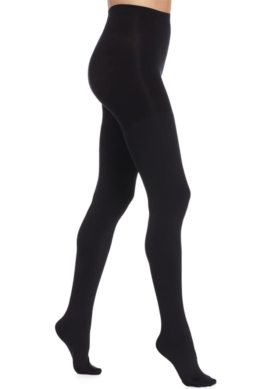 Spanx Luxe Blackout Opaque Tights, Very Black - Bergdorf Goodman
