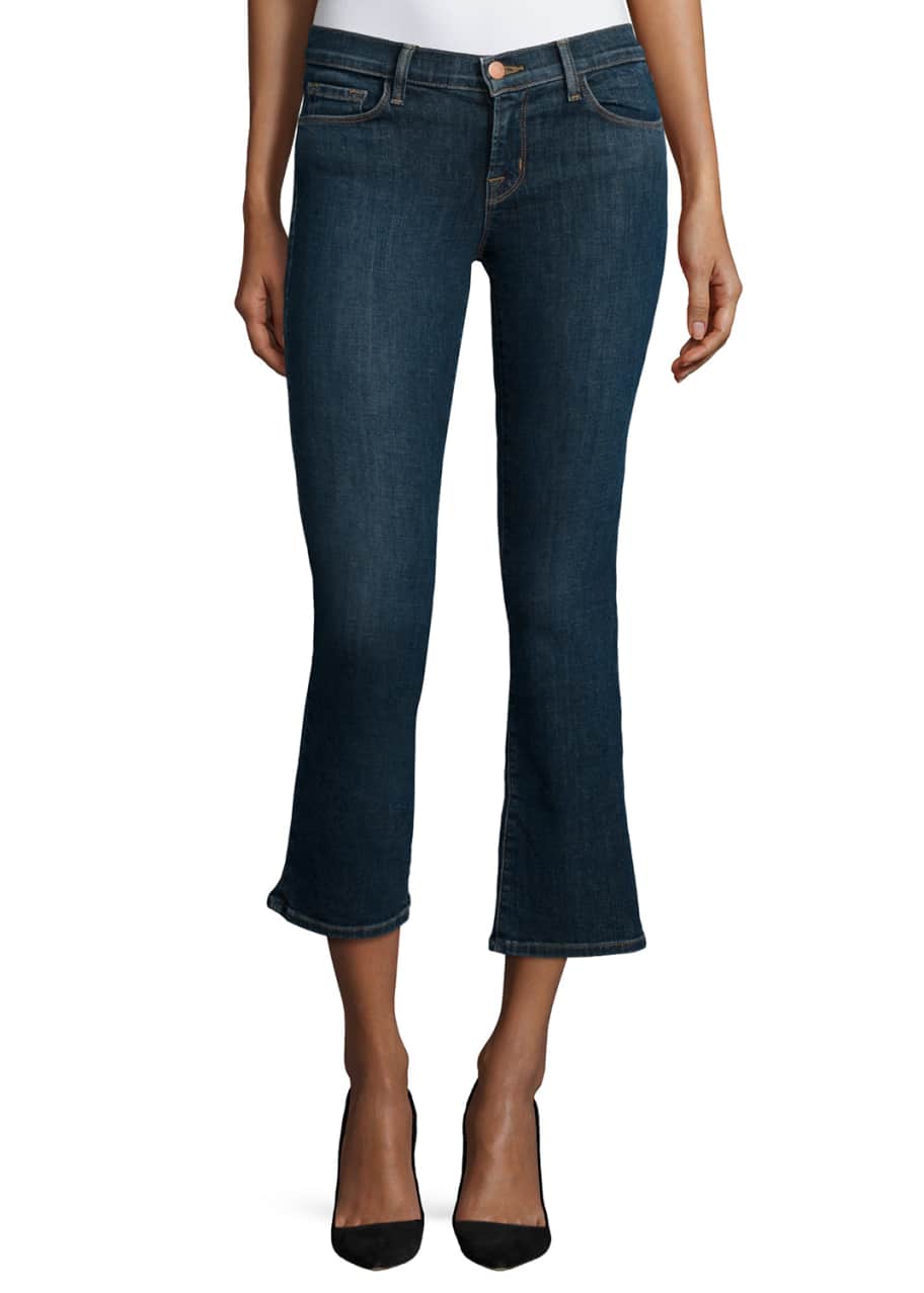 Image 1 of 1: Selena Mid-Rise Cropped Jeans, Rise