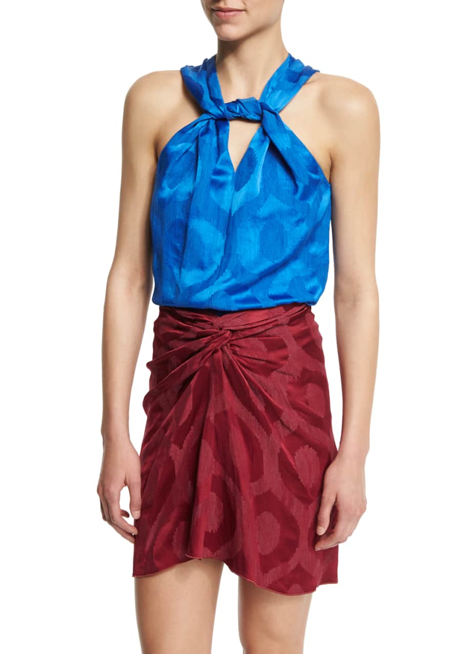 Isabel Marant TwistNeck Halter Top Bergdorf Goodman