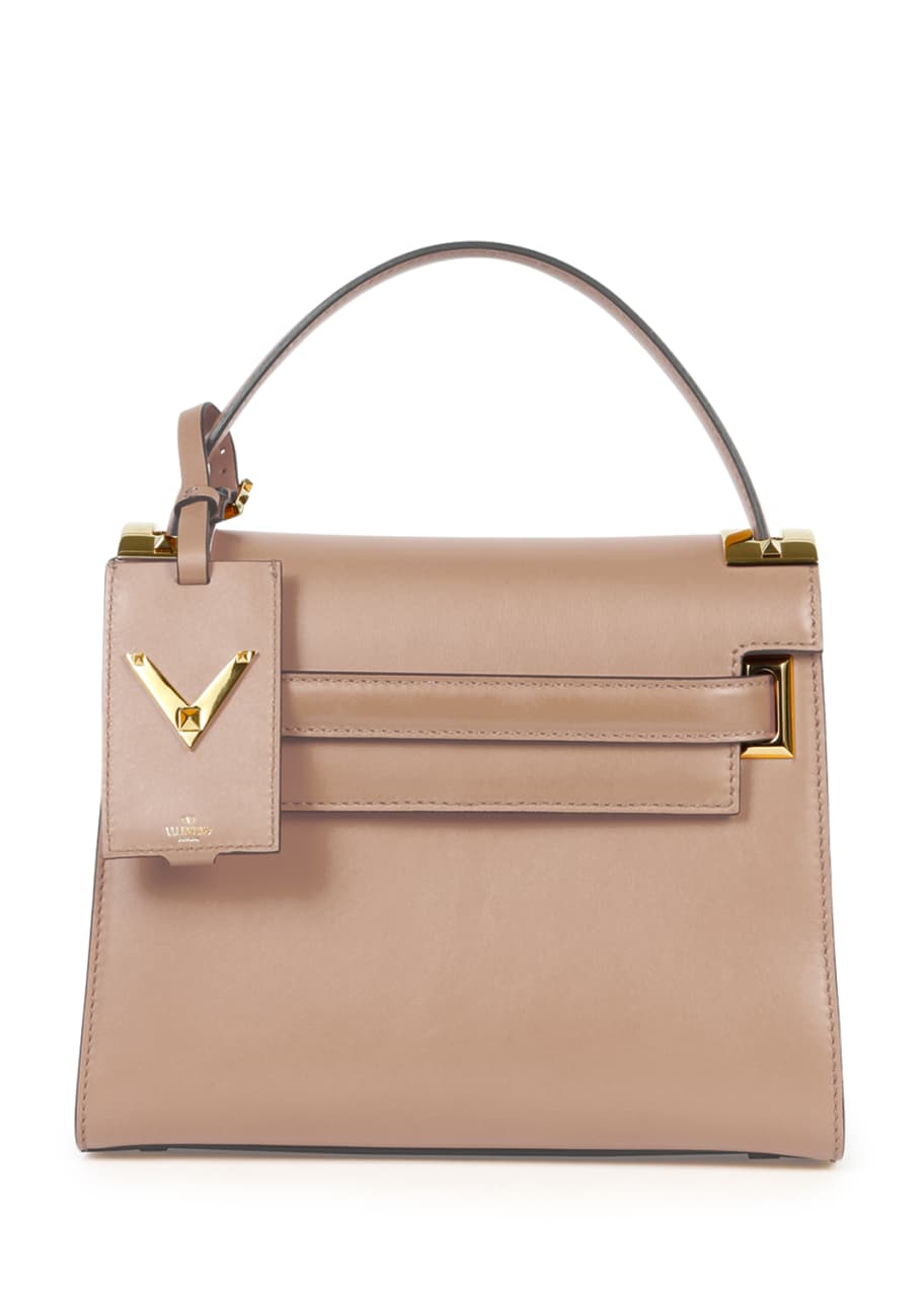 Valentino Garavani Rockstud Calfskin Hobo Crossbody Bag - Bergdorf Goodman