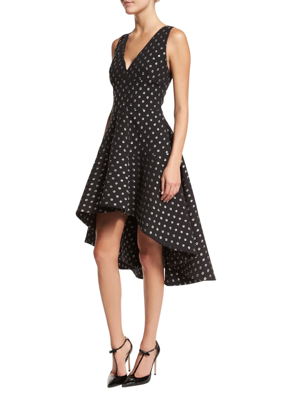 Alexis Aria Starlight High Low Dress Black Bergdorf Goodman