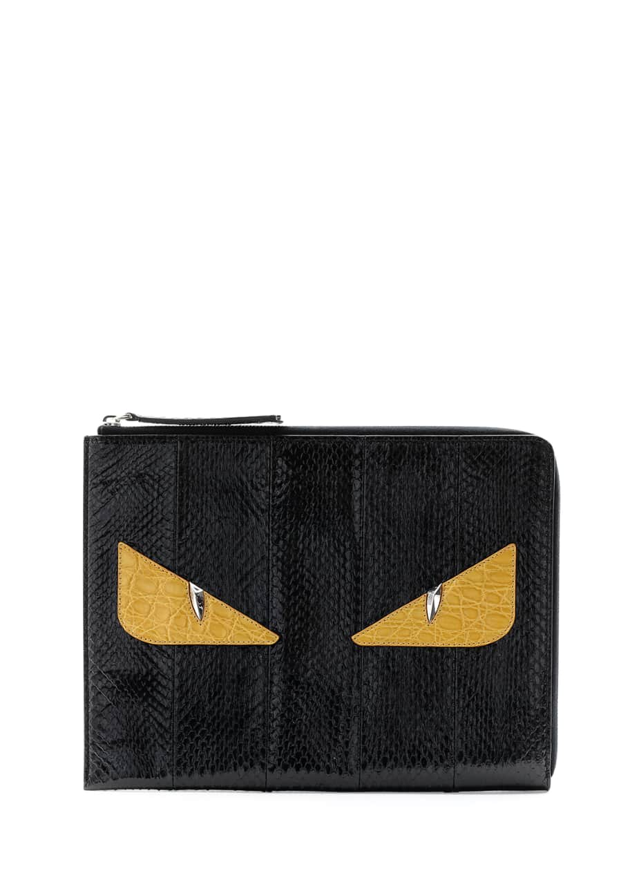 Fendi Men's Face Clutch Bag