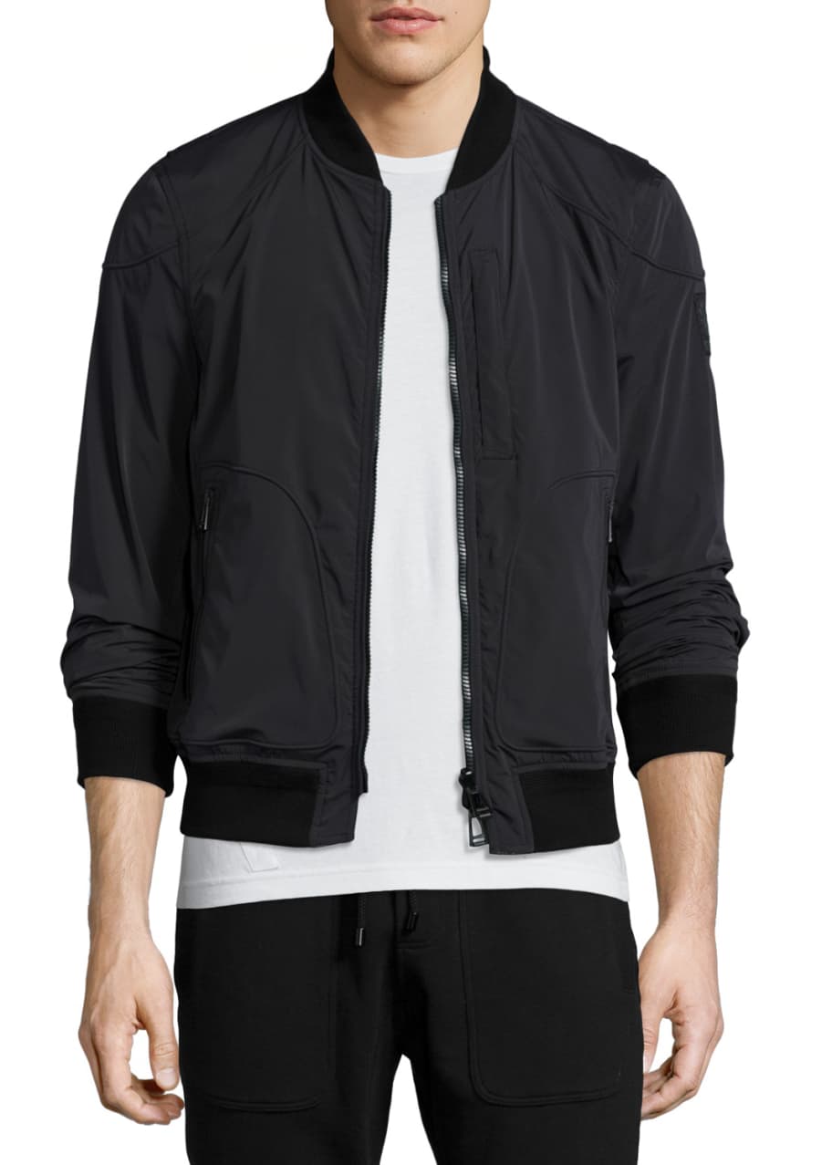 Belstaff Southwick Reversible Nylon Jacket Black Bergdorf Goodman