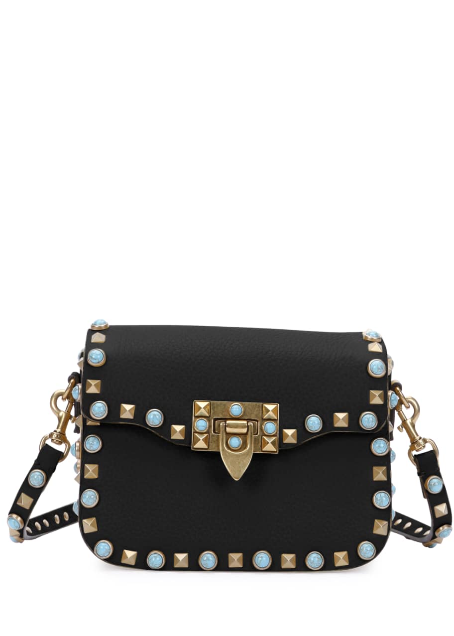 Valentino turquoise studded bag clearance