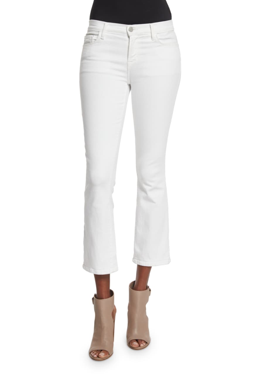 J brand selena mid rise crop boot jeans sale