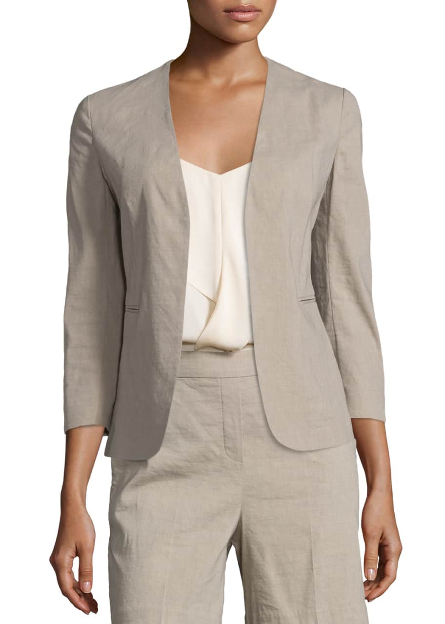 Theory Lindrayia Crunch Wash Blazer Bergdorf Goodman