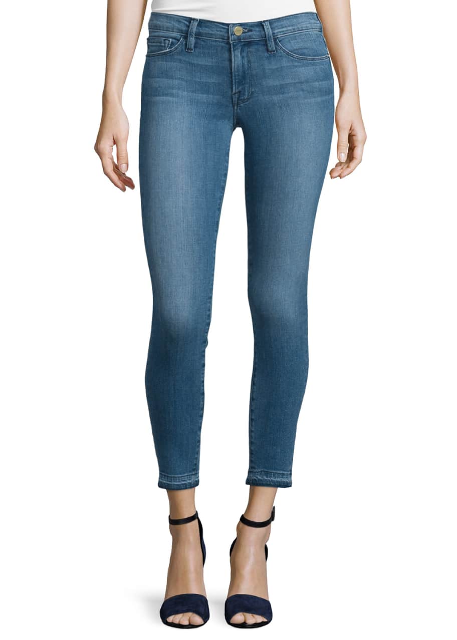 Frame le skinny de jeanne crop jeans shop