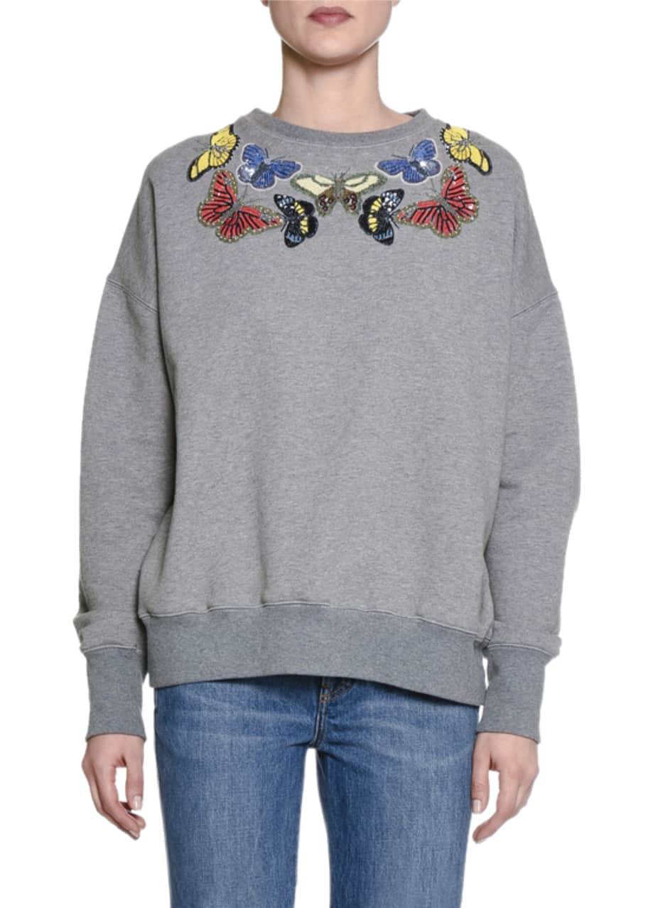 Alexander mcqueen sweatshirt grey sale