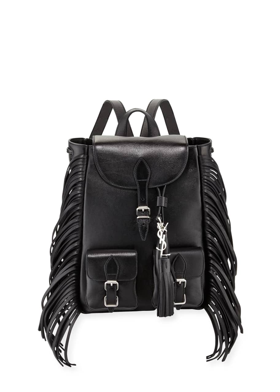 Festival leather backpack Saint Laurent Black in Leather - 30464711