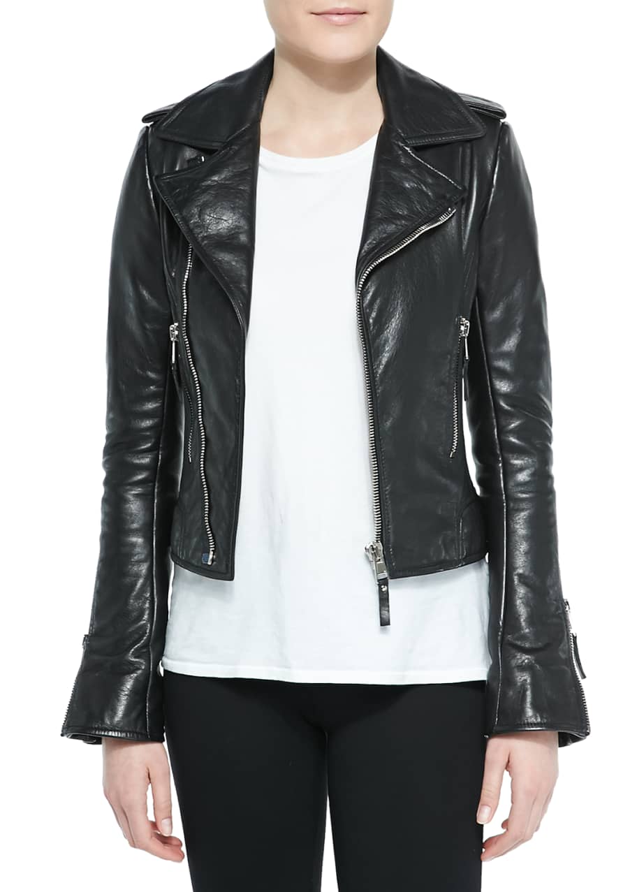 Balenciaga classic moto jacket discount
