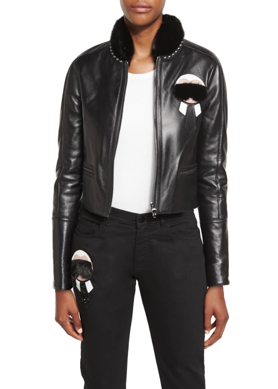 Fendi leather jackets hotsell