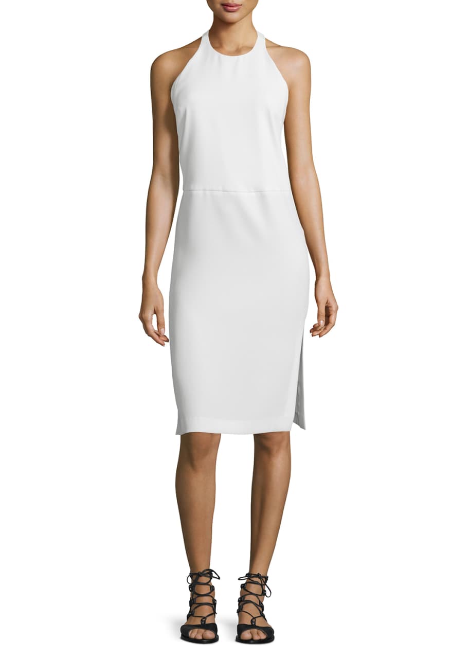 Iro Pawla Racerback Sheath Dress Ecru Bergdorf Goodman