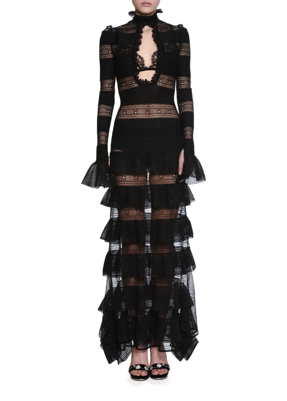 Alexander mcqueen black gown on sale