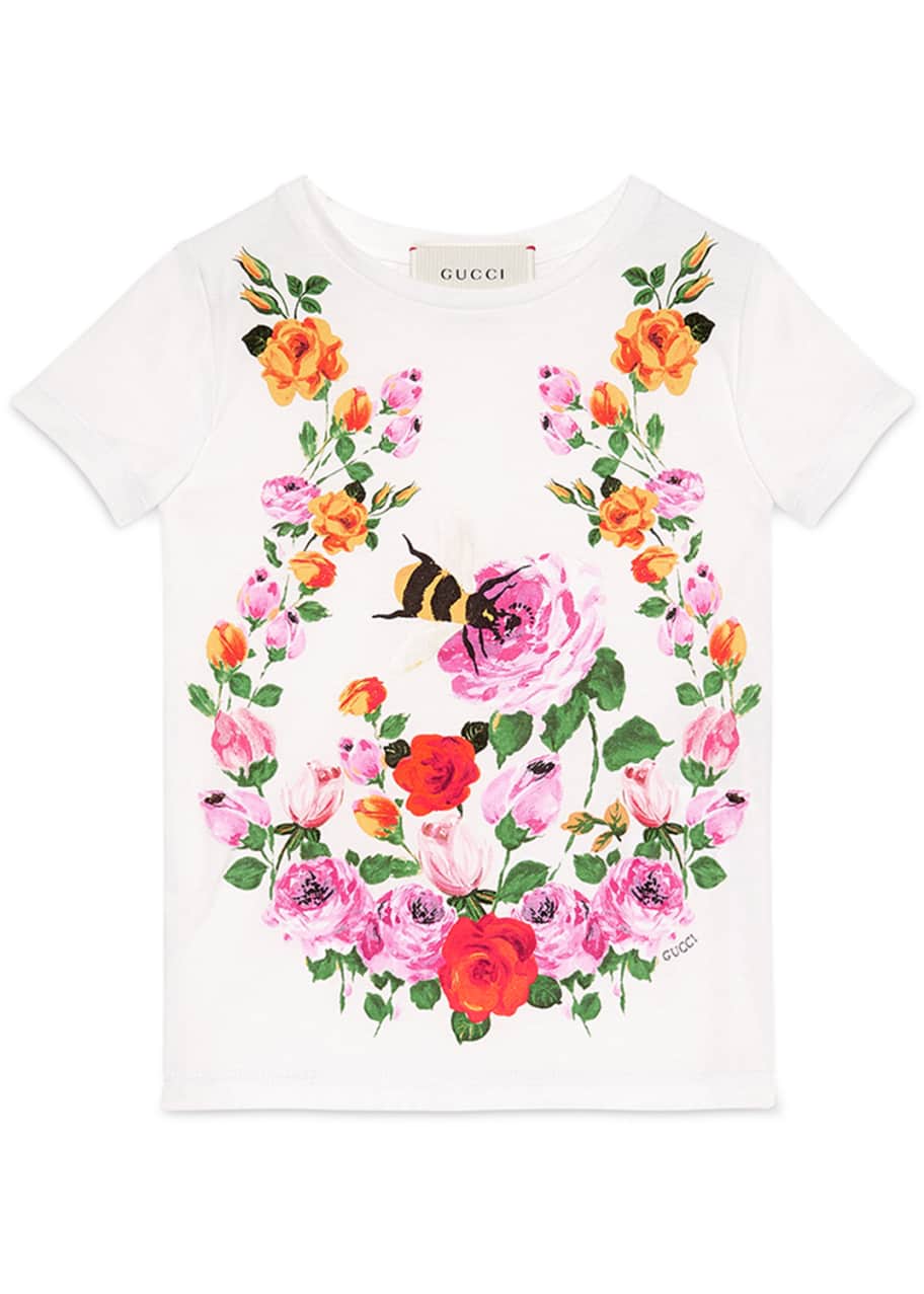 Gucci flower tee sales