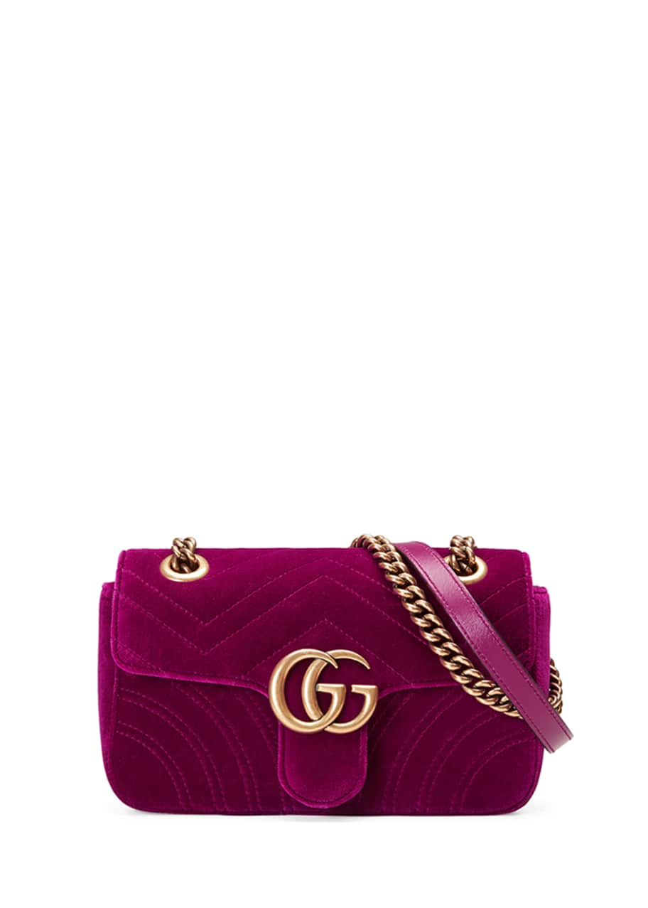 Gucci GG Marmont 2.0 Suede Shoulder Bag 